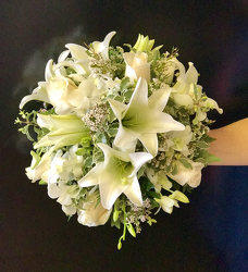 Lily and Orchid Bouquet Davenport Florist - Same Day Flower Delivery - Flower Power 